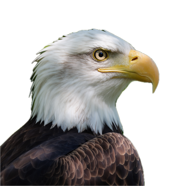 La misma águila sin fondo
